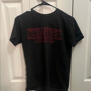 Netflix Black and Red Stranger Things Tee